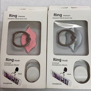RING Smartphone/IPad/Tablet Kickstand  w/Hook